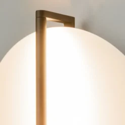 Aplique de pared LED Mira de Maytoni, blanco/negro, altura 30 cm, metal