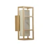 Aplique de pared LED Mirage, altura 25 cm, dorado, acero, IP44