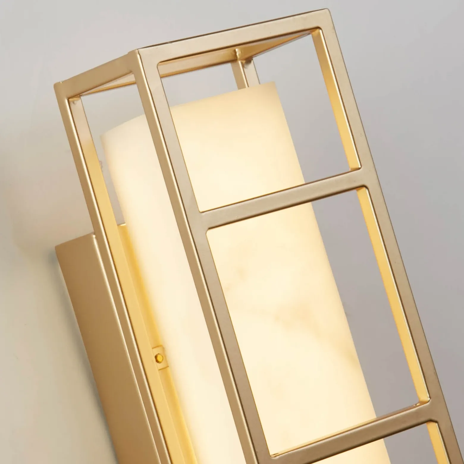 Aplique de pared LED Mirage, altura 25 cm, dorado, acero, IP44