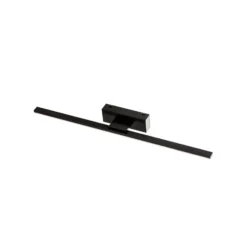 Aplique de pared LED Miroir 60 cm negro 3000K