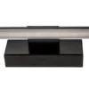 Aplique de pared LED Miroir 80 cm negro 4000K