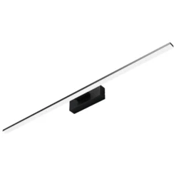 Aplique de pared LED Miroir 80 cm negro 4000K