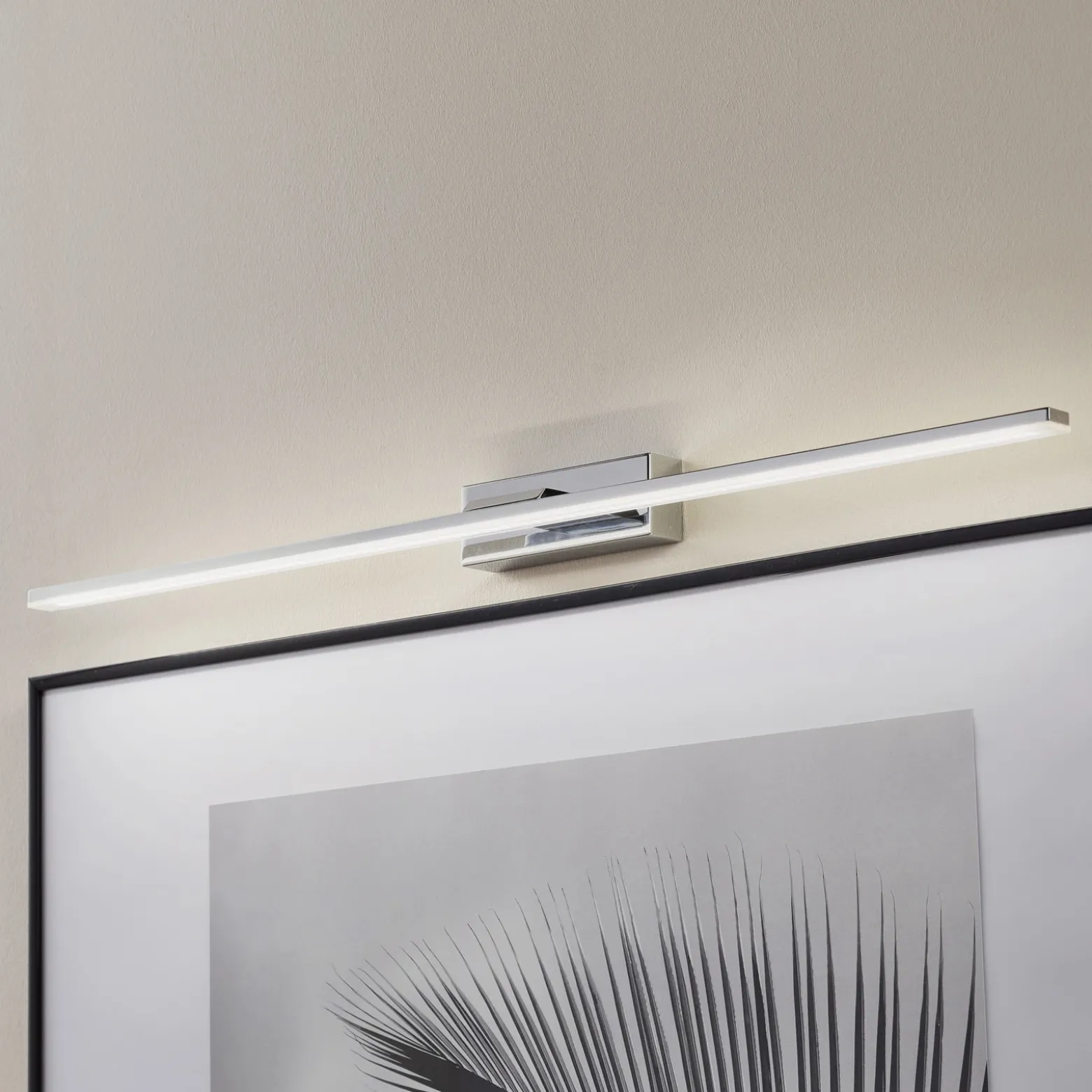 Aplique de pared LED Miroir 80 cm cromo 4000K