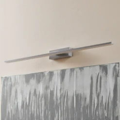Aplique de pared LED Miroir 80 cm aluminio 4000K