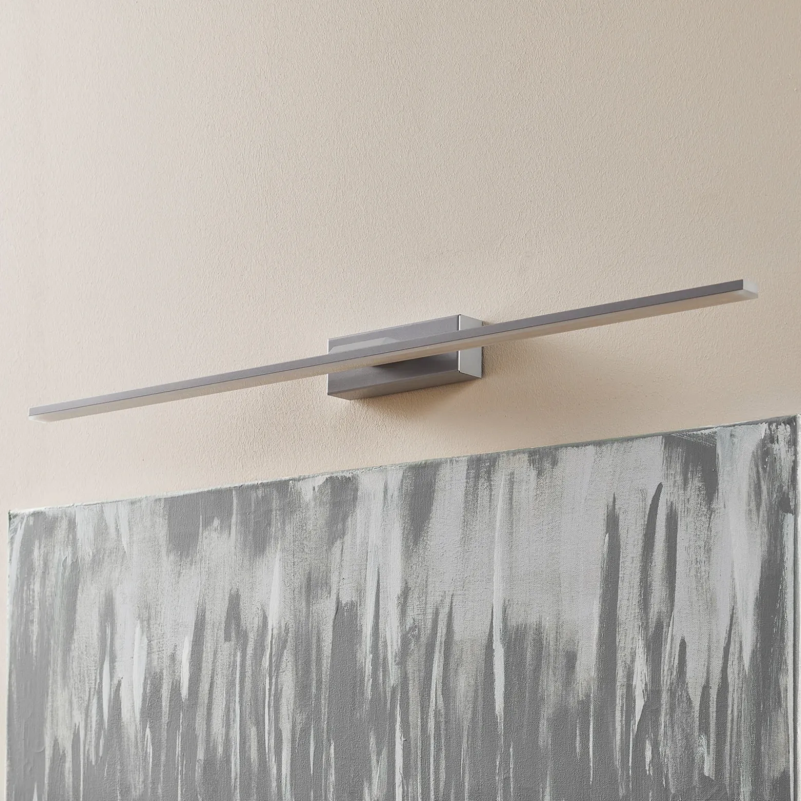 Aplique de pared LED Miroir 80 cm aluminio 4000K