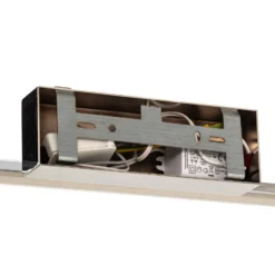 Aplique de pared LED Miroir 60 cm cromo 3000K