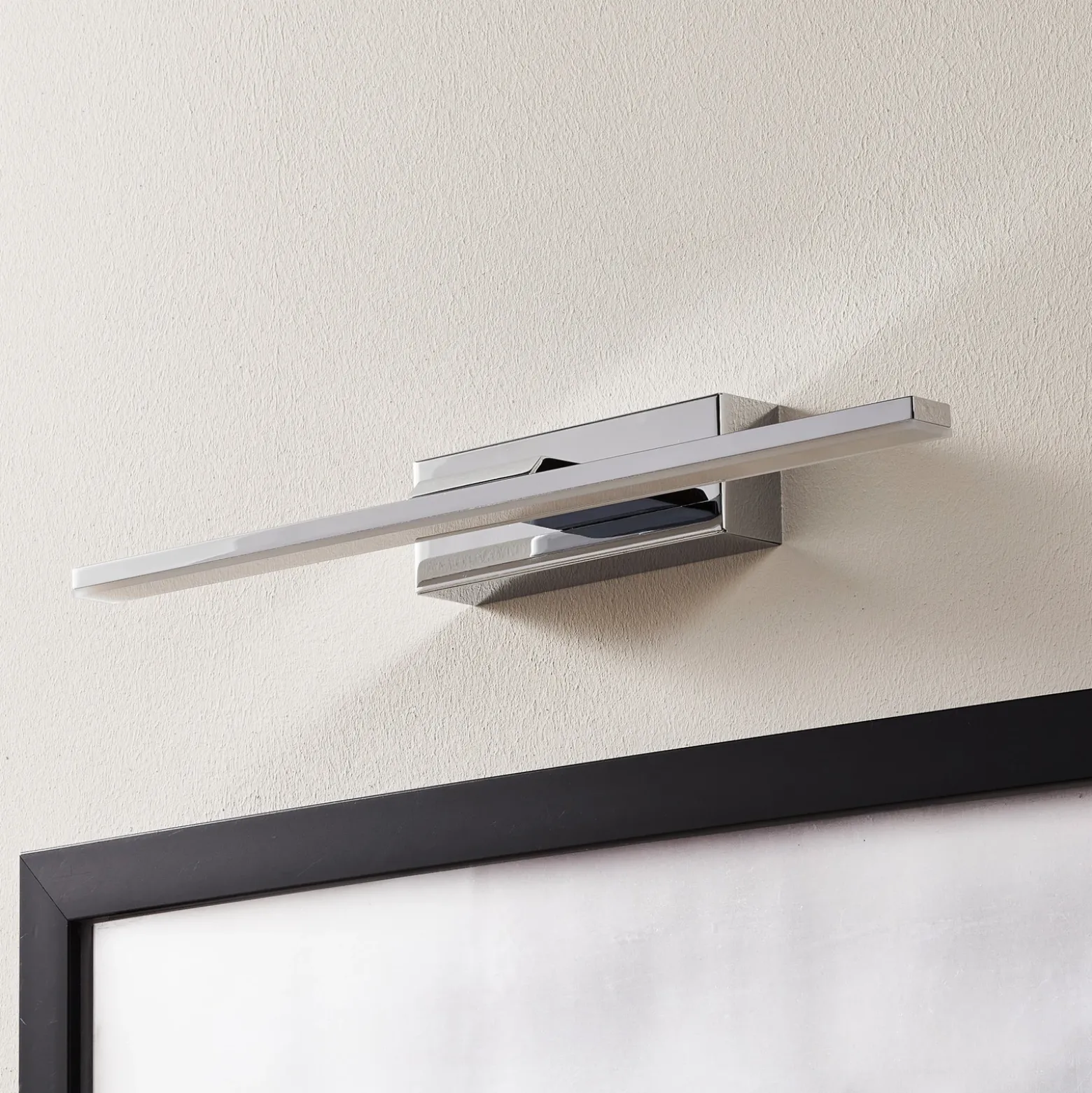 Aplique de pared LED Miroir 40 cm cromo 4000K