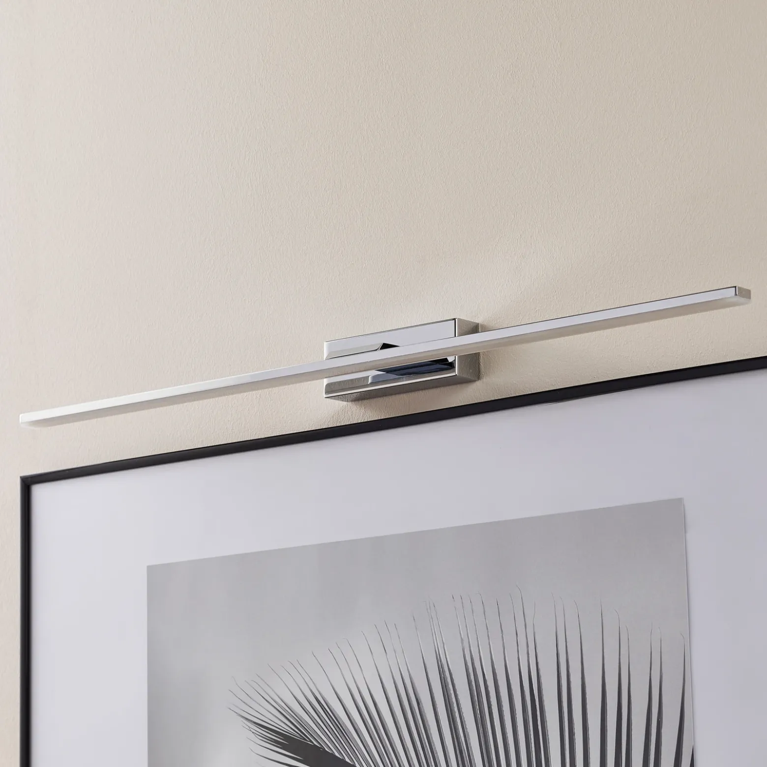 Aplique de pared LED Miroir 80 cm cromo 4000K