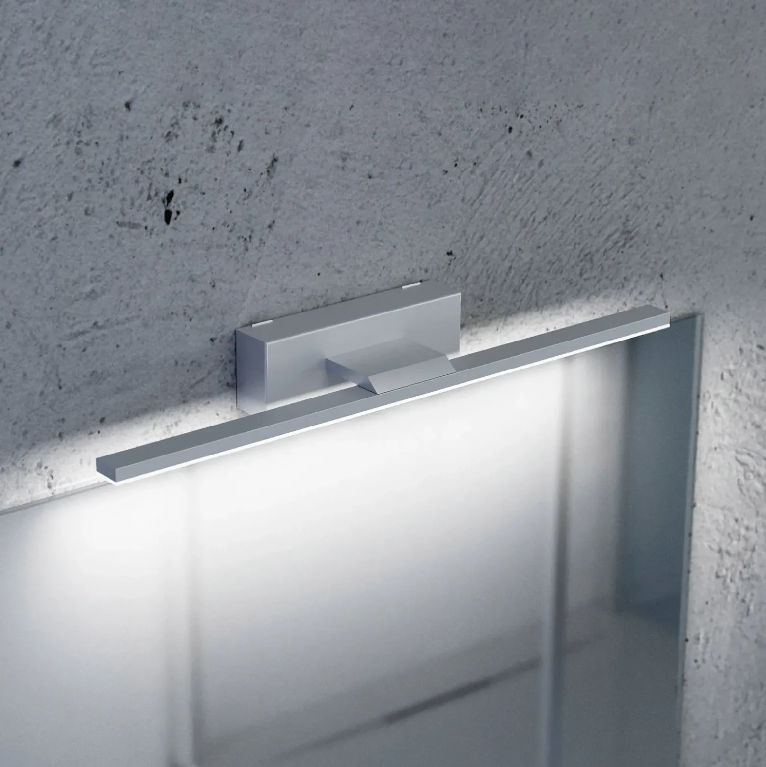 Aplique de pared LED Miroir de 40 cm, aluminio, 3000 K
