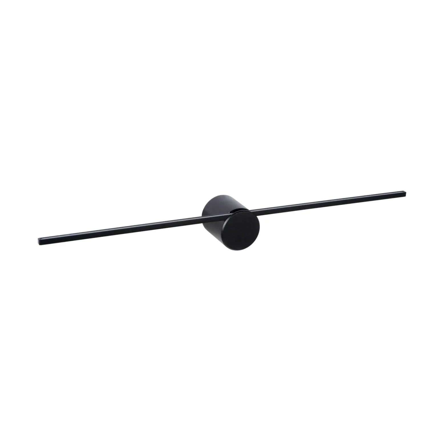 Aplique de pared LED Mizar, 60 cm, negro, IP44
