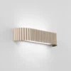 Aplique de pared LED Niike, color dorado, ancho 40 cm, metal, CCT