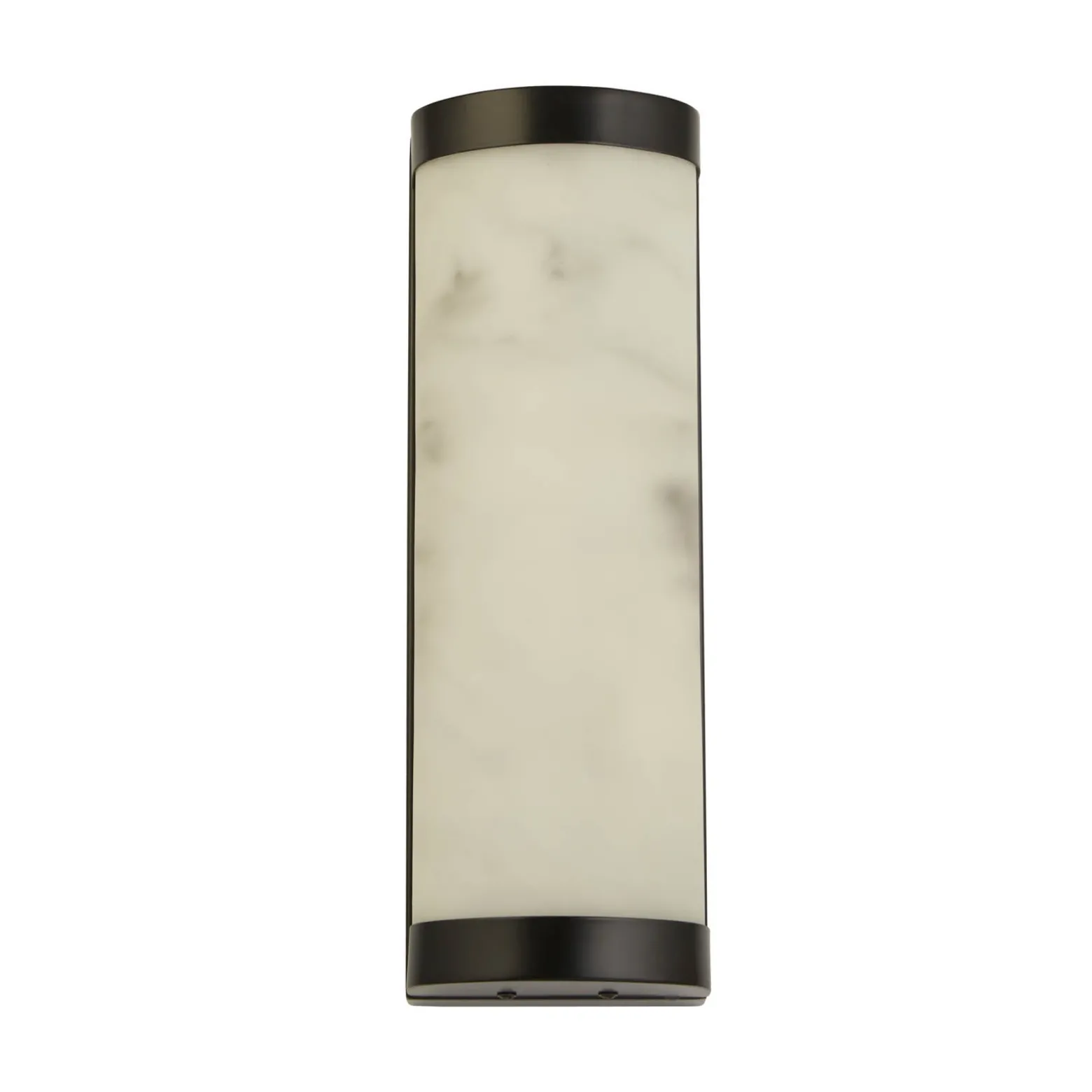 Aplique de pared LED Nilo, altura 36 cm, negro, acero, IP44
