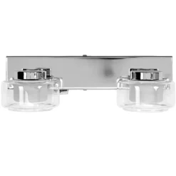 Aplique de pared LED ORBIS FLAME de OSRAM, cromada, 2 luces, CCT, IP44
