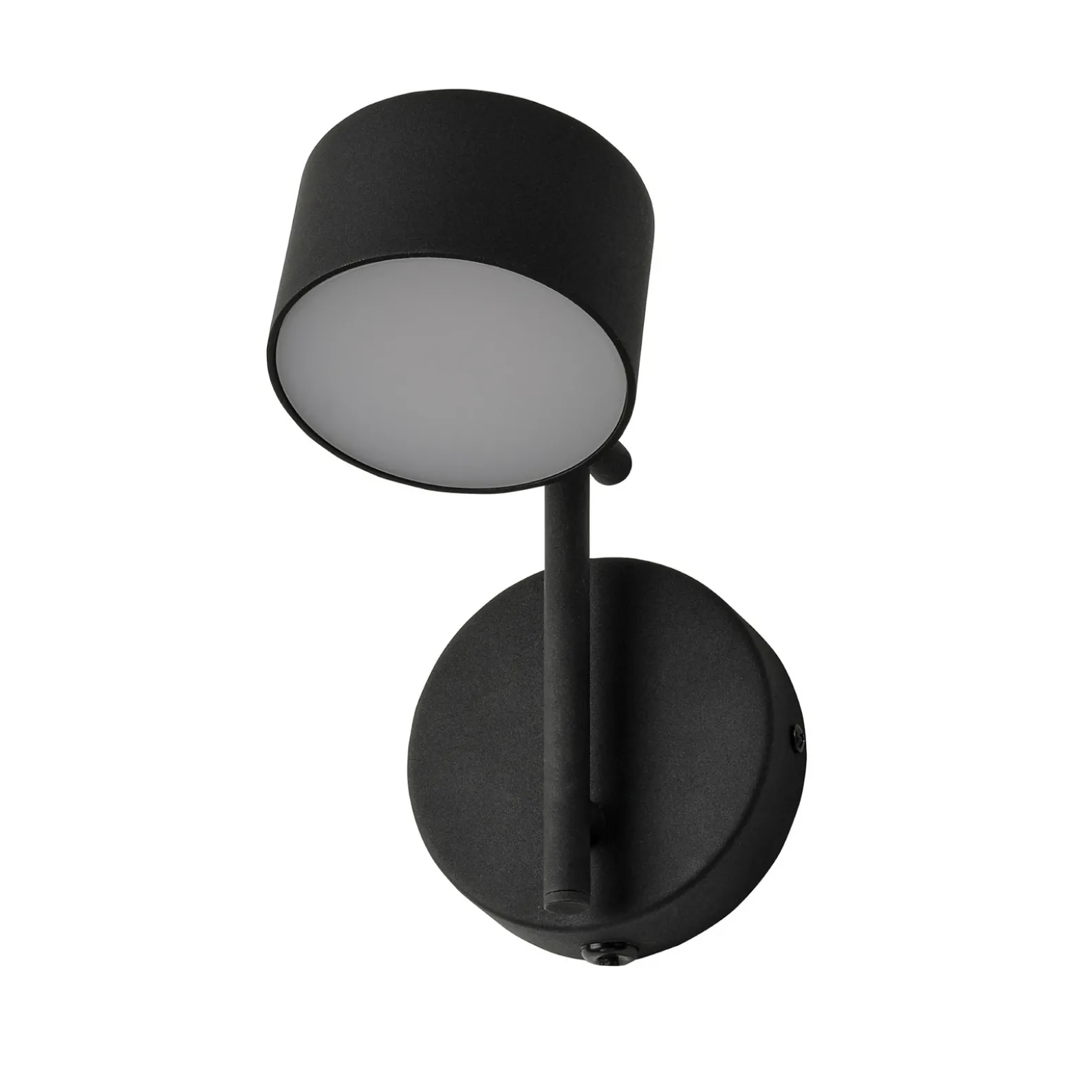 Aplique de pared LED OSRAM Decor Kyoto, negro, atenuable, con enchufe