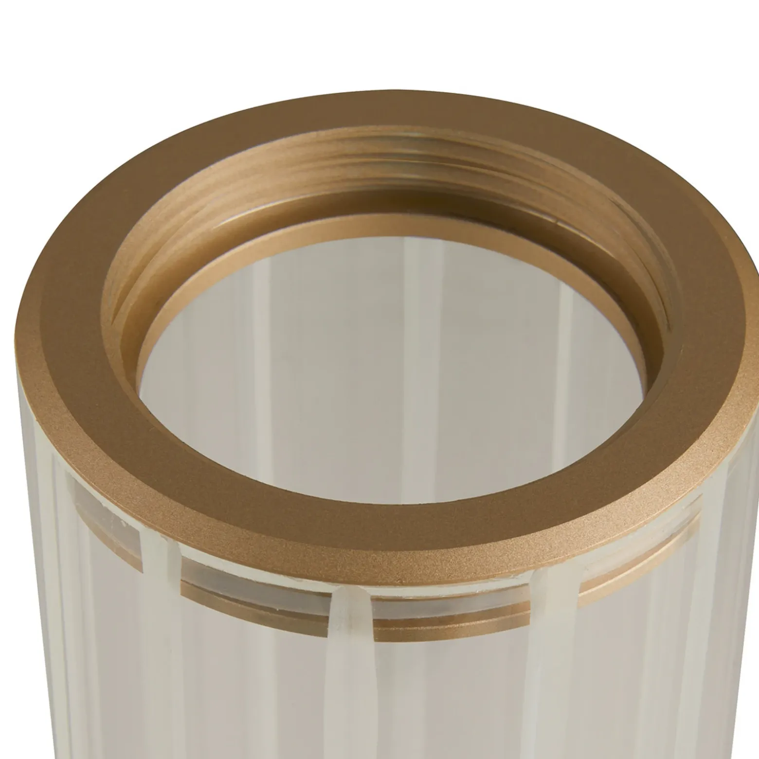 Aplique de pared LED para baño SLV Lygant double, color latón, aluminio