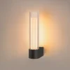 Aplique de pared LED para baño SLV Lygant, modelo individual, negro, aluminio