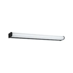 Aplique de pared LED Paulmann Arneb, negra, 59 cm, 3000 K, IP44