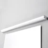 Aplique de pared LED Philippa de Lindby, redondeado, 88 cm, cromado, IP44