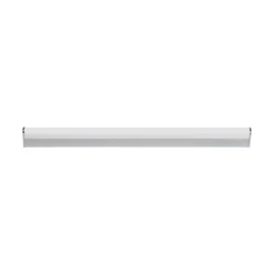 Aplique de pared LED Philippa de Lindby, redondeado, 88 cm, cromado, IP44