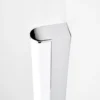 Aplique de pared LED Philippa de Lindby, redondeado, 58 cm, cromado, IP44