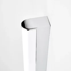 Aplique de pared LED Philippa de Lindby, redondeado, 58 cm, cromado, IP44