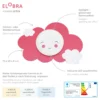 Aplique de pared LED Picture Cloud Starlight Smile, rosa