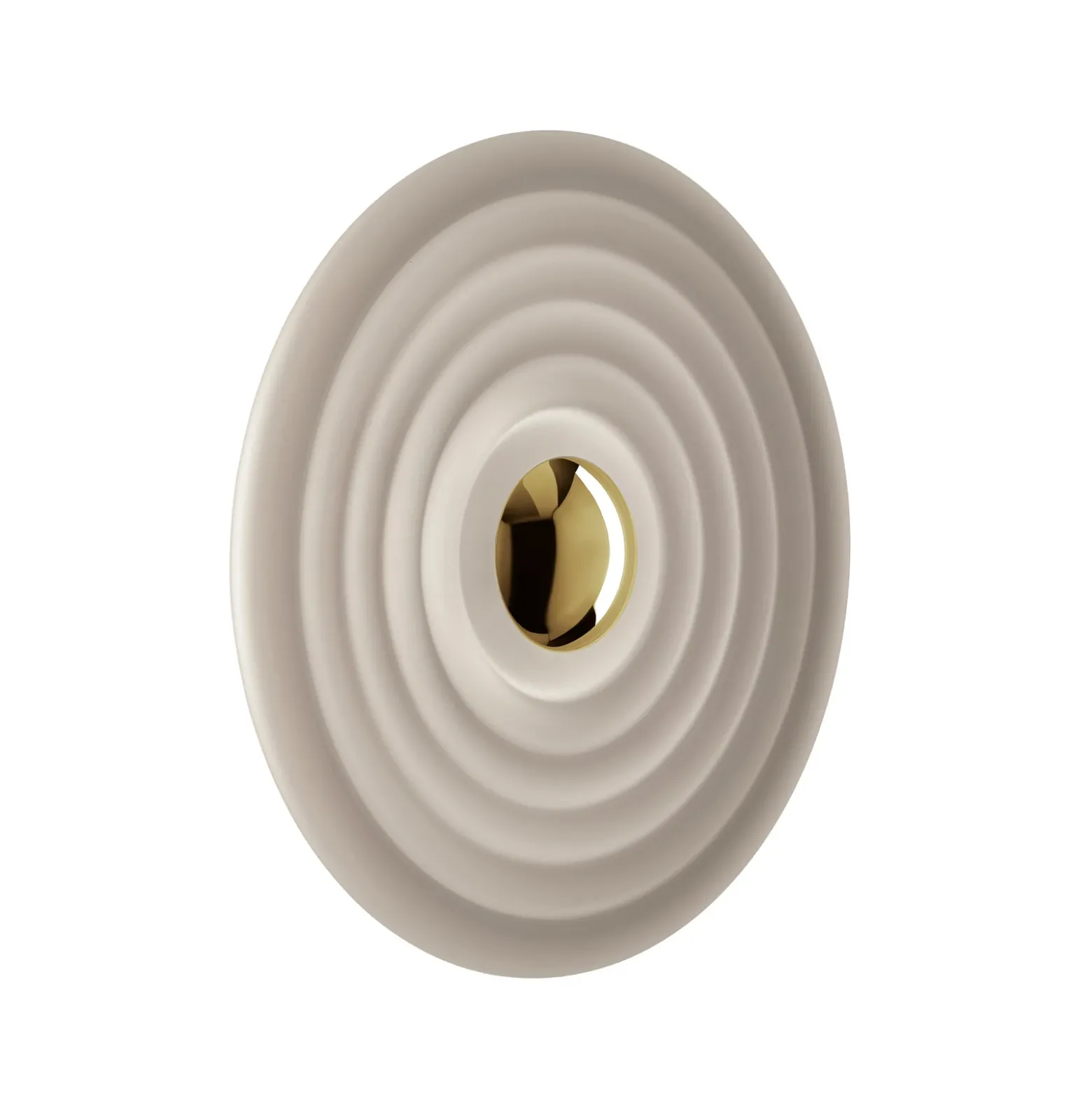 Aplique de pared LED Press Sphere de Tom Dixon, esmerilado, Ø 35 cm