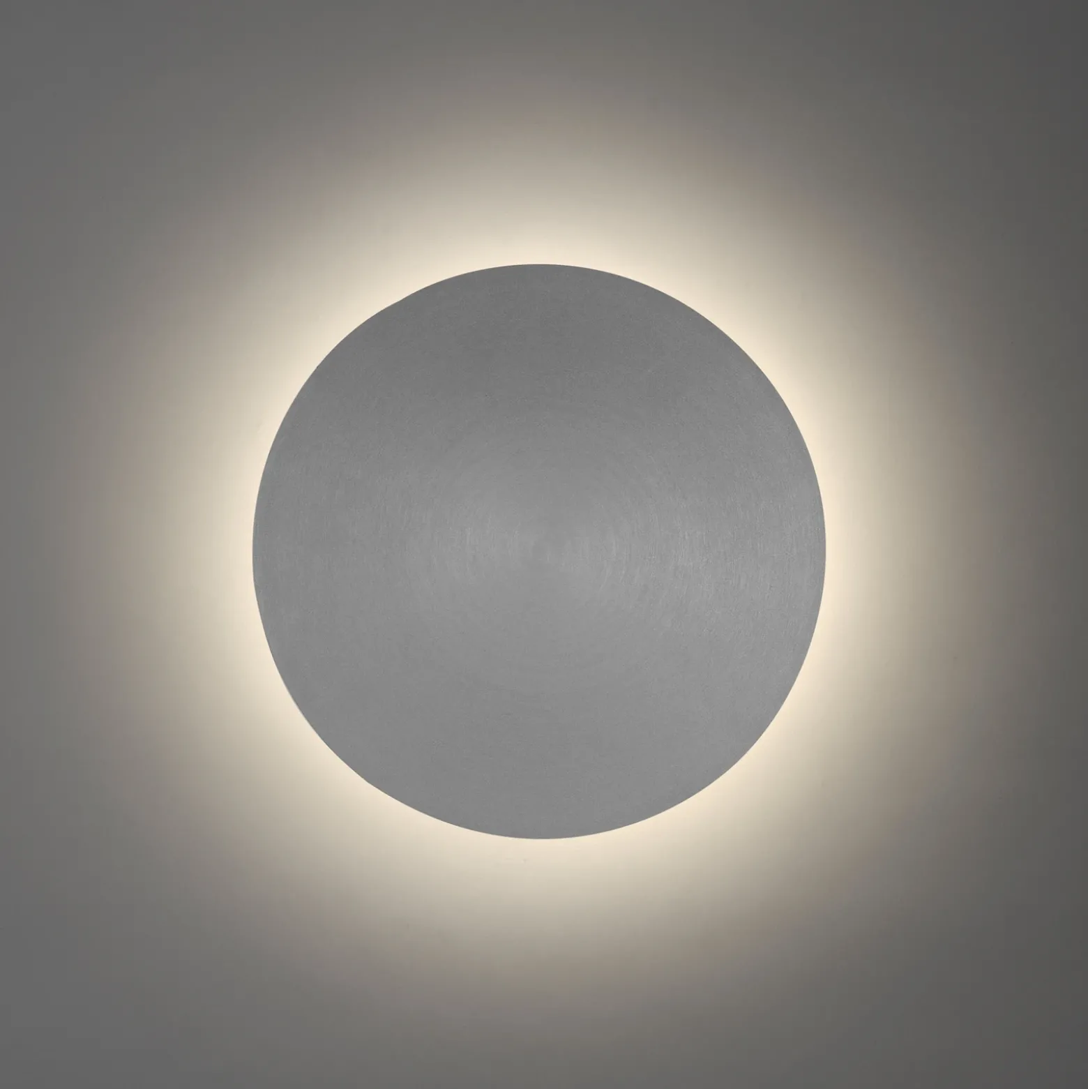 Aplique de pared LED Puntua Ø 25 cm gris