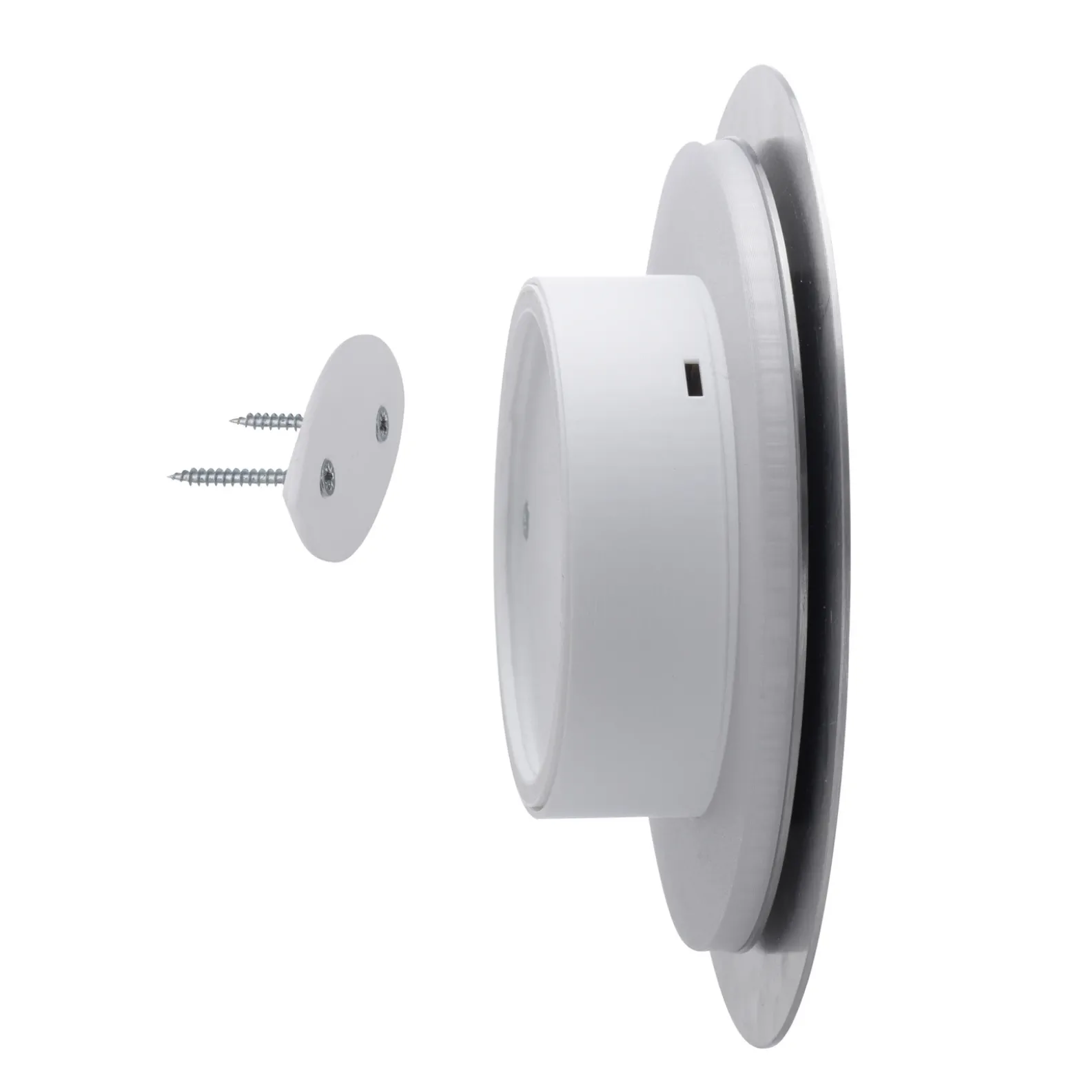 Aplique de pared LED Puntua Ø 18 cm gris