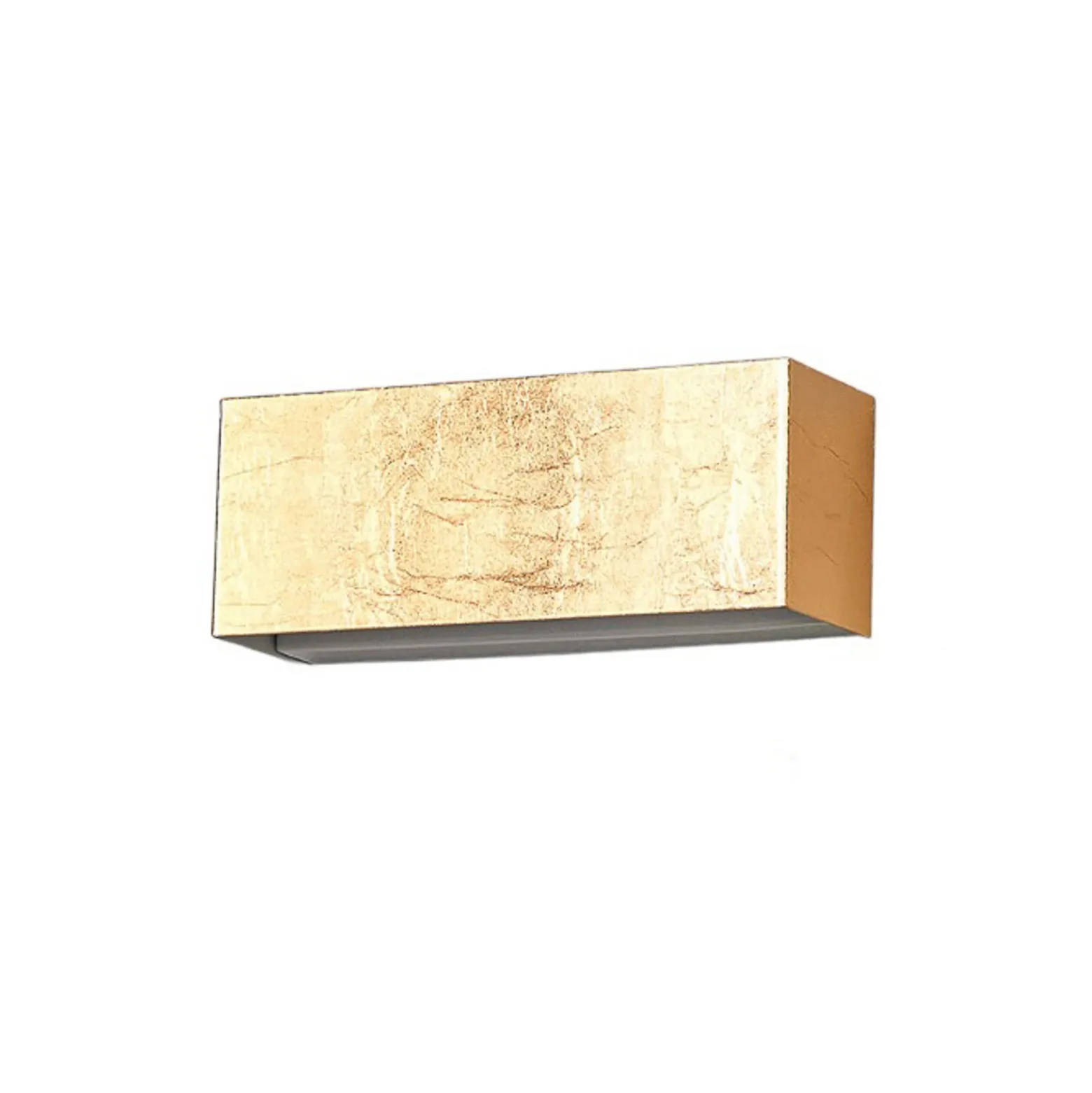 Aplique de pared LED Quentin de Lindby, 23 cm de ancho, color dorado, metal