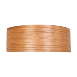 Aplique de pared LED Rafailia de Lindby, ancho 23 cm, madera, 3.000 K
