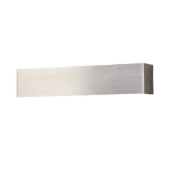 Aplique de pared LED Ranik de Lindby, 40 cm, color aluminio, metal