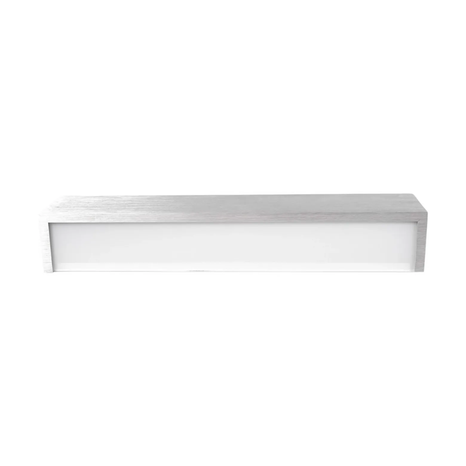 Aplique de pared LED Ranik de Lindby, 40 cm, color aluminio, metal