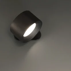Aplique de pared LED recargable Magnetics, negro, CCT, con imán