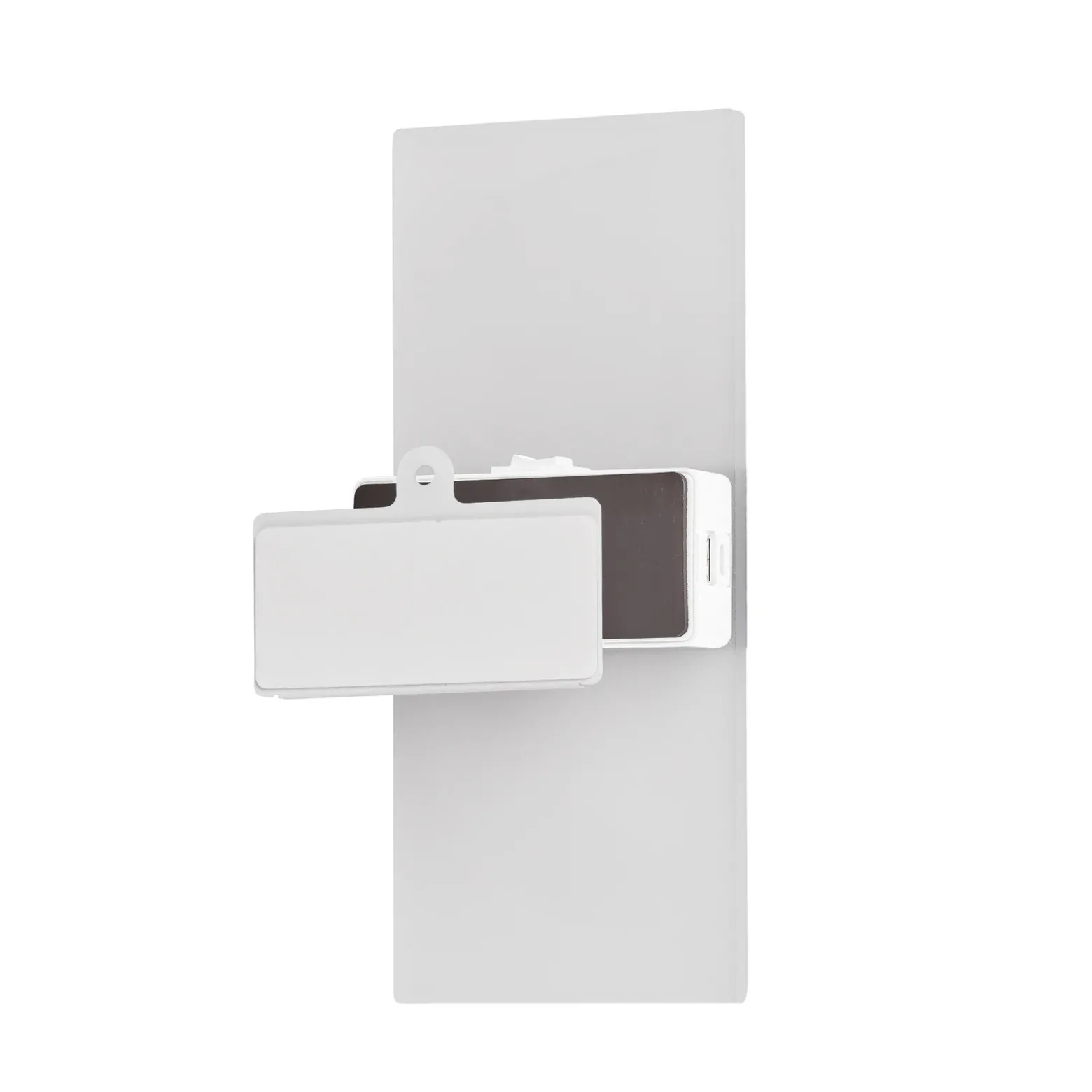 Aplique de pared LED recargable Magnetics, blanco, atenuable, 22,5 cm de