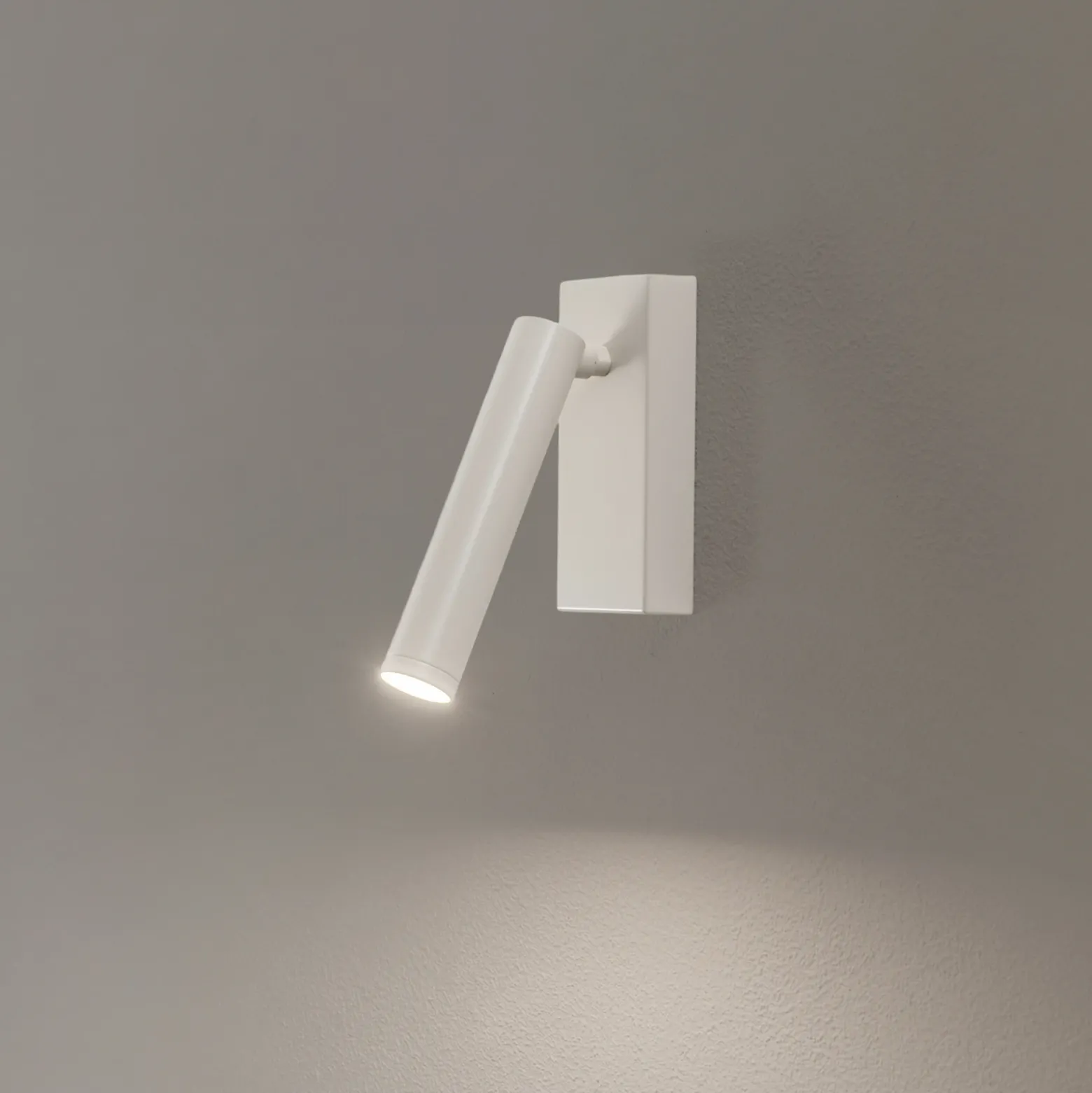 Aplique de pared LED Rulo, beige, acero, 3000 K