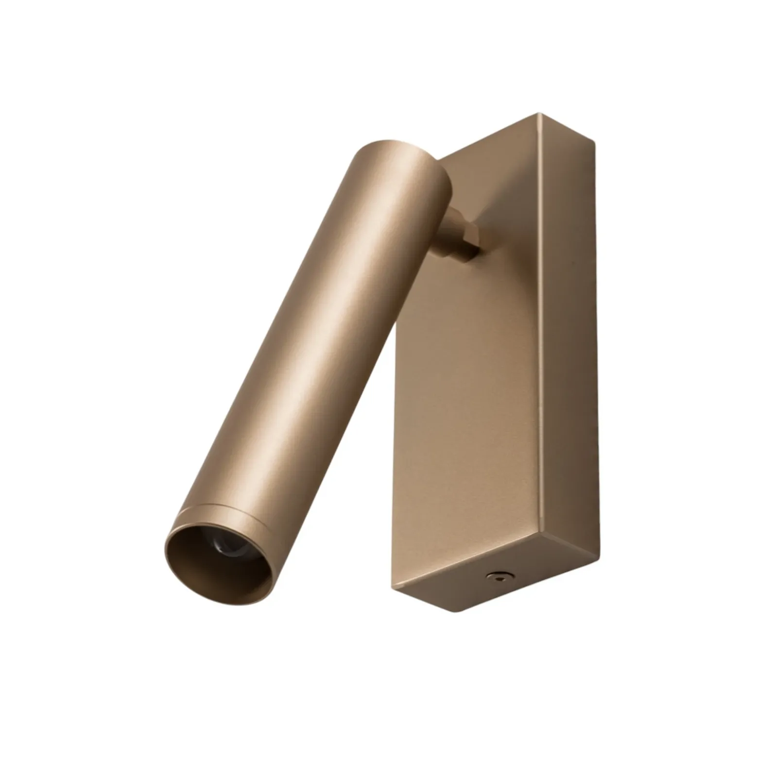 Aplique de pared LED Rulo, dorado, acero, 3000 K