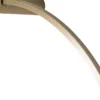 Aplique de pared LED Saturno, dorado, Ø 80 cm, metal, 4000 K