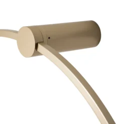 Aplique de pared LED Saturno, dorado, Ø 80 cm, metal, 4000 K
