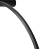 Aplique de pared LED Saturno, negro, Ø 80 cm, metal, 4000 K