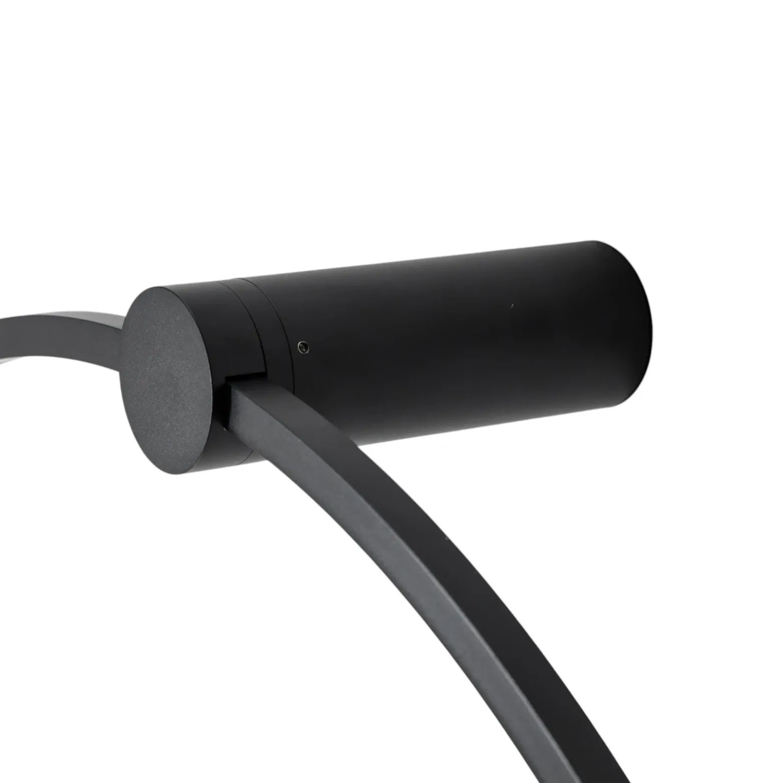 Aplique de pared LED Saturno, negro, Ø 80 cm, metal, 4000 K