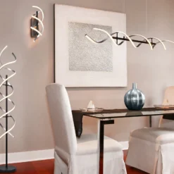 Aplique de pared LED Sequence, atenuable, CCT, aluminio
