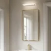 Aplique de pared LED Skinny, aluminio anodizado, aluminio, PMMA,