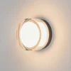 Aplique de pared LED SLV Cyft, negro, aluminio, Ø 13,2 cm, CCT