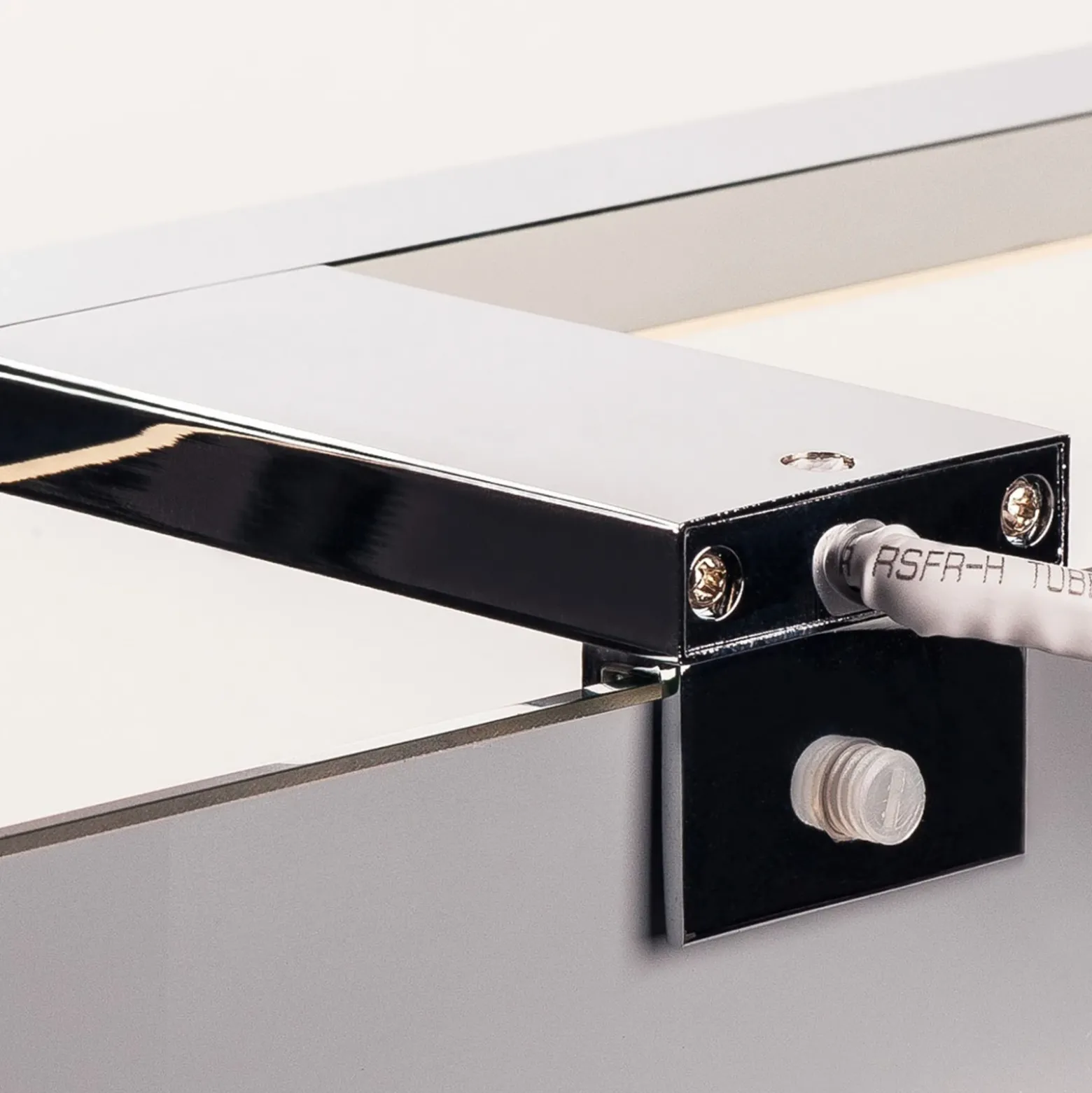 Aplique de pared LED SLV Dorisa ancho 50cm cromo