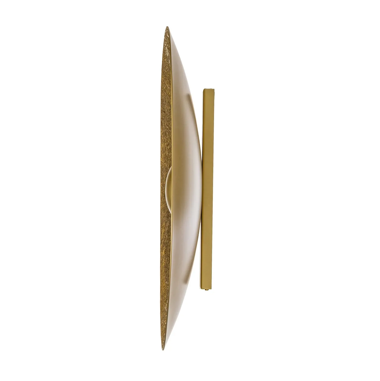 Aplique de pared LED Sole M, Ø 65 cm, color dorado, acero, 3.000 K
