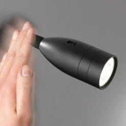 Aplique de pared LED Sten con control gestual, negro
