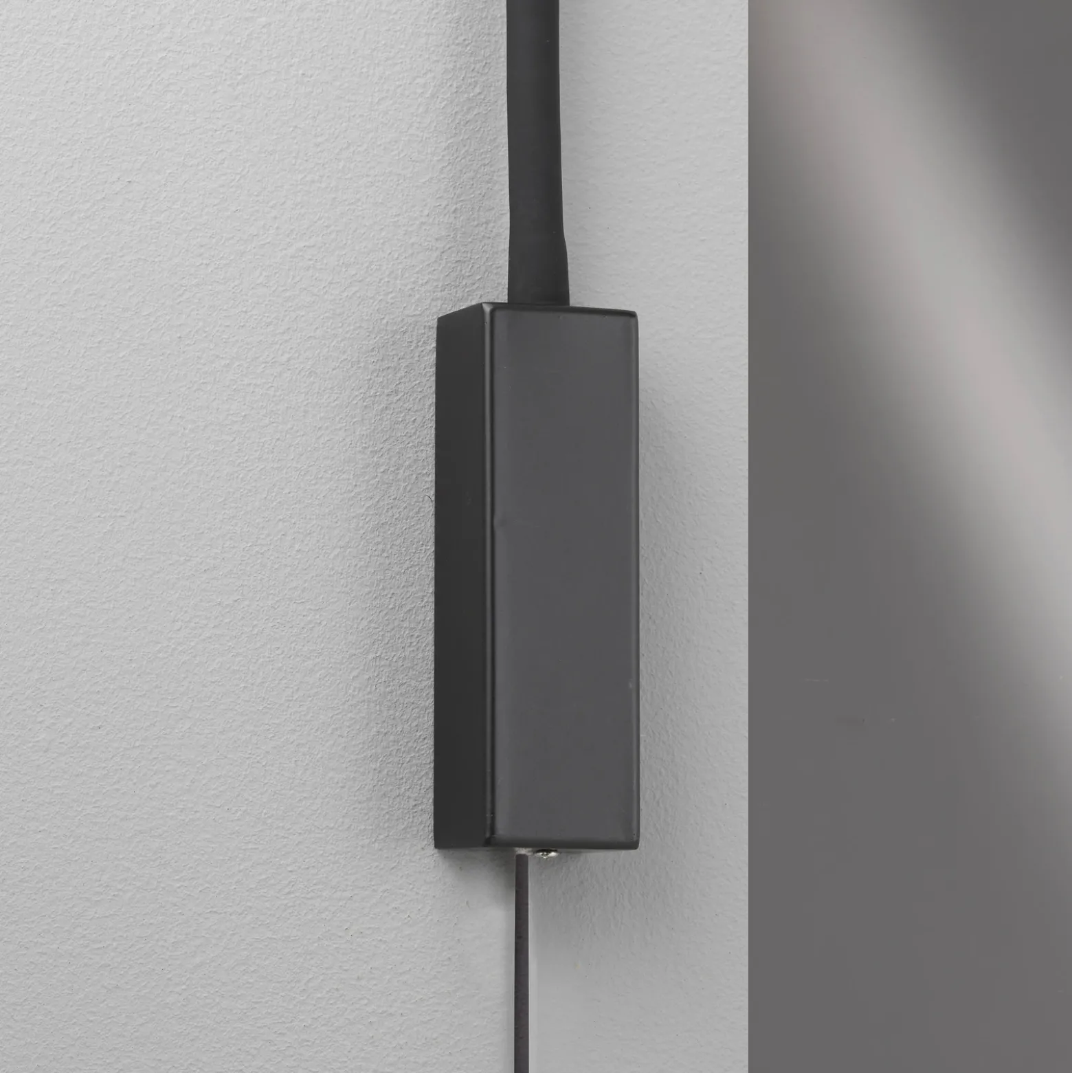 Aplique de pared LED Sten con control gestual, negro
