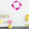 Aplique de pared LED Sun Starlight Smile, rosa