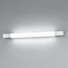 Aplique de pared LED Supreme de Egger DLS, color acero inoxidable, 100 cm